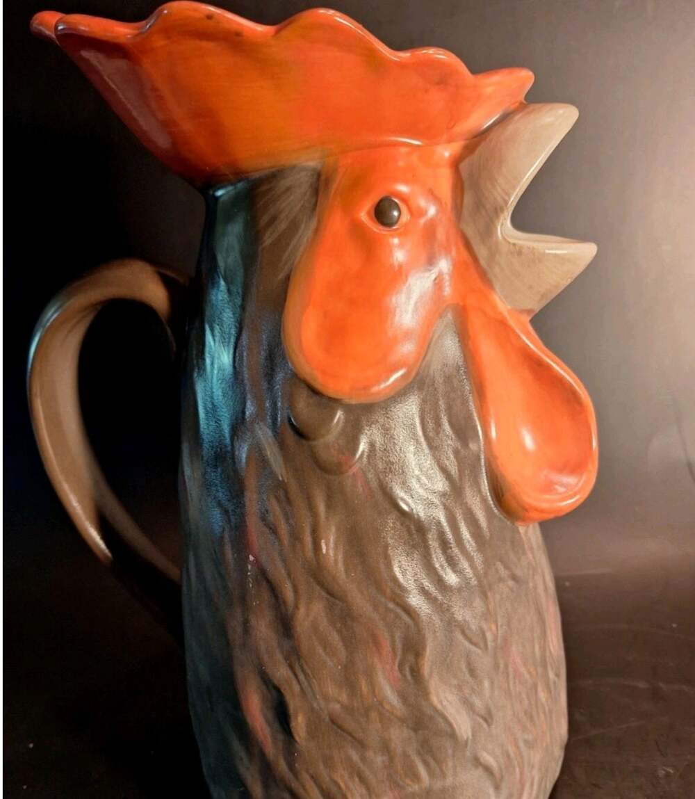 Threshold Stoneware Rooster Pitcher